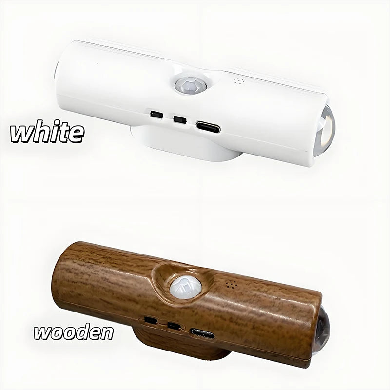 LED Wall Magnetic Motion Sensor Night Light USB Rechargeable with Smart Sensor for Indoor Hallway Stairs Bedroom