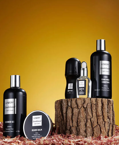 Men'S 10-Pc. Sandalwood Self-Care Grooming Gift Set