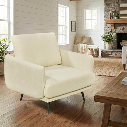 37.5” Oversized Accent Chair for Living Room, Chenille Armchair for Living Room