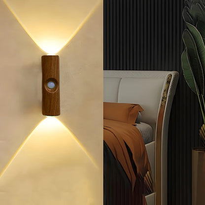 LED Wall Magnetic Motion Sensor Night Light USB Rechargeable with Smart Sensor for Indoor Hallway Stairs Bedroom